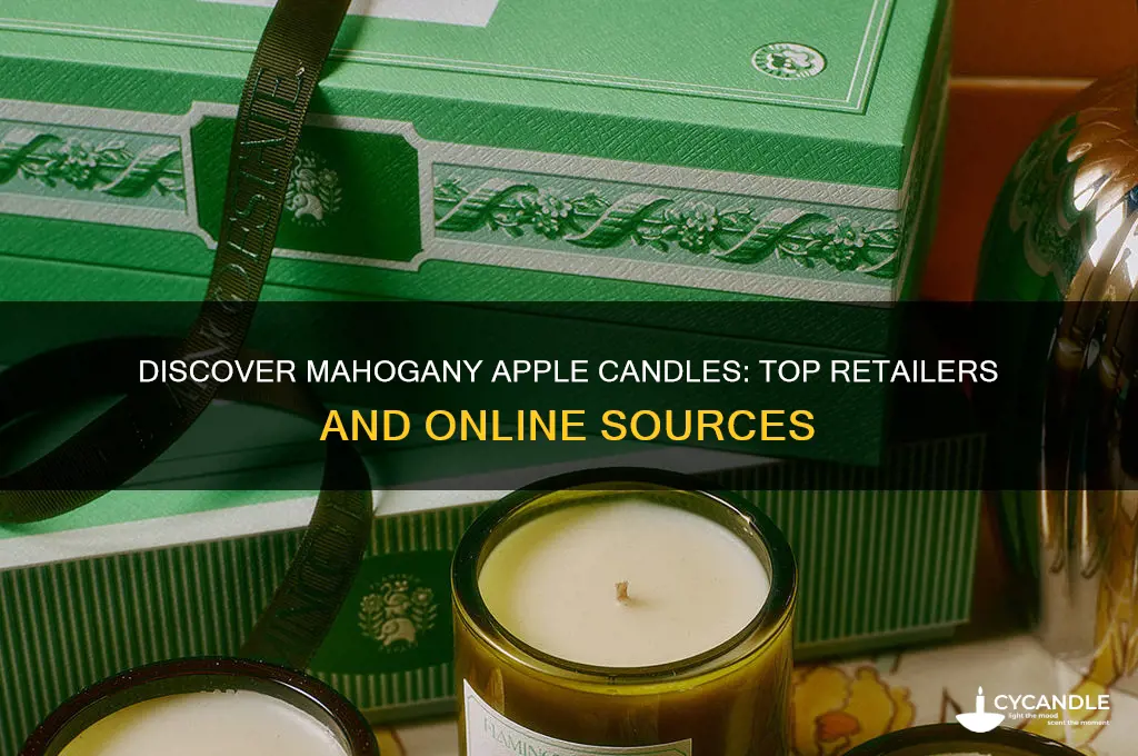 where can i find mahogany apple candle