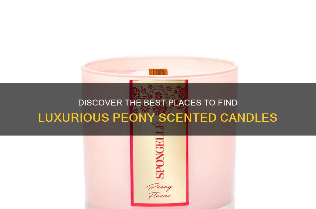 where can i find peony candles