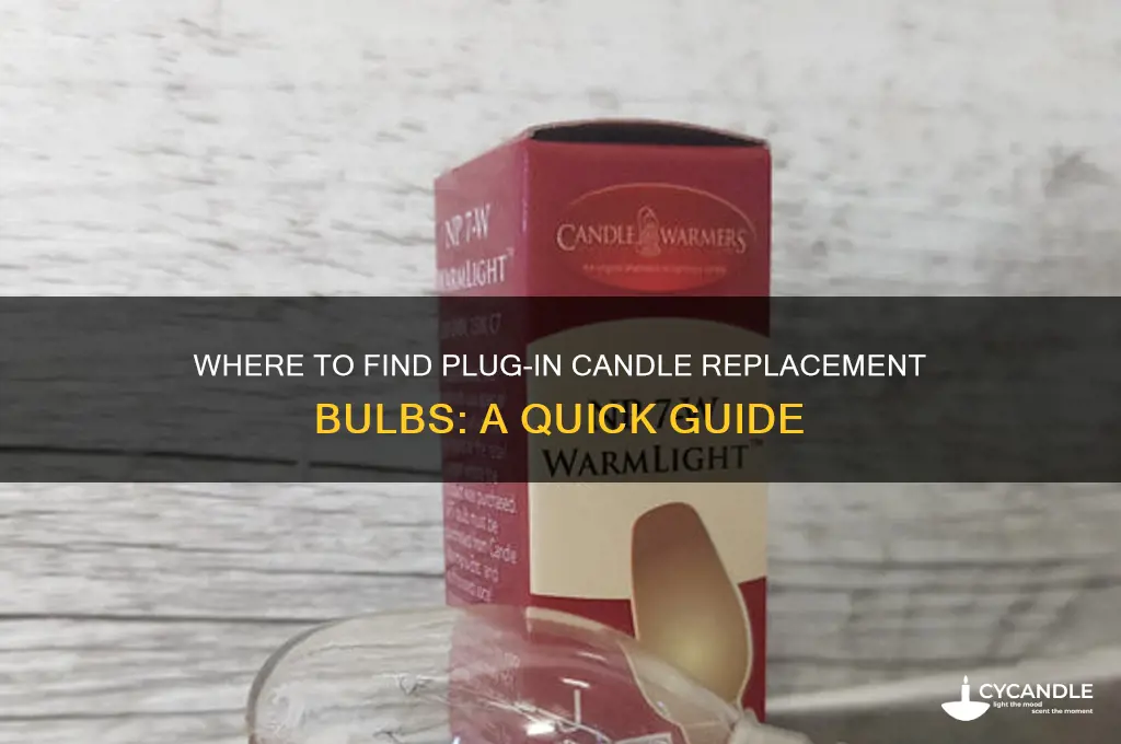 where can i find plug in candle replacement bulbs