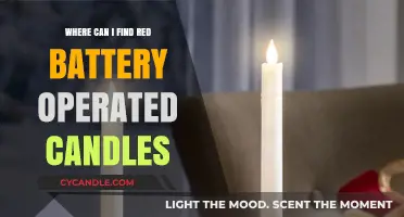 Where to Buy Red Battery Operated Candles: Top Retailers & Online Stores