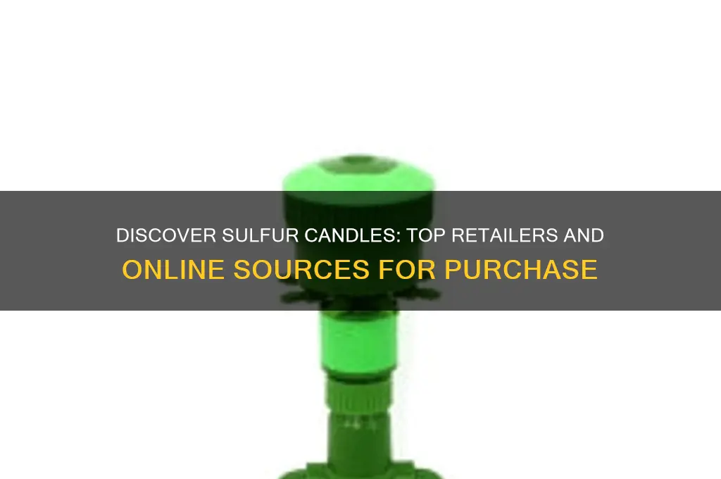 where can i find sulfur candles
