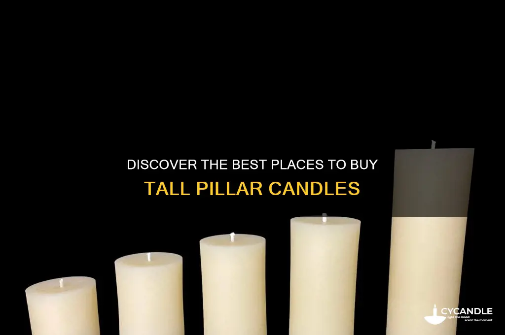 where can i find tall pillar candles