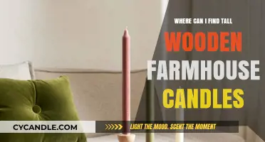 Discover Rustic Charm: Where to Find Tall Wooden Farmhouse Candles