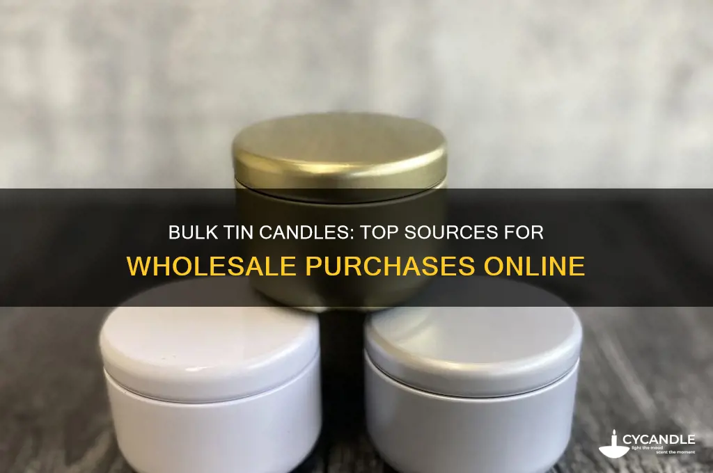 where can i find tin candles in bulk