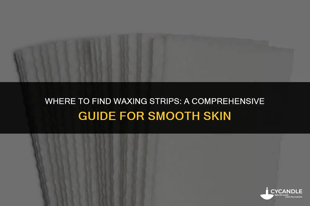 where can i find waxing strips