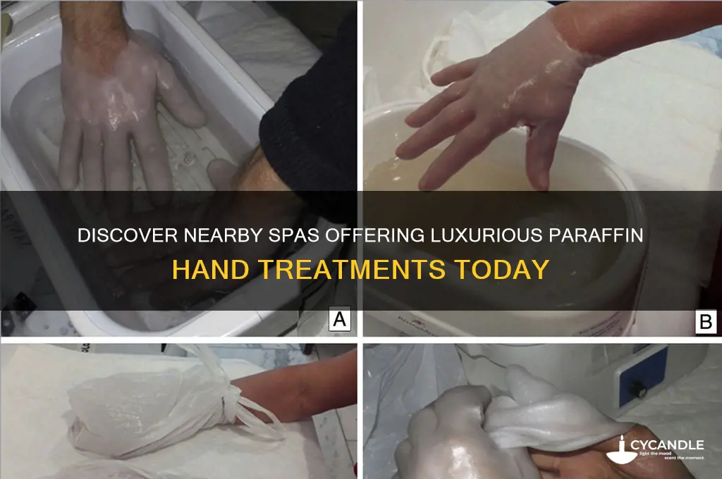 where can i get a local paraffin hand treatment