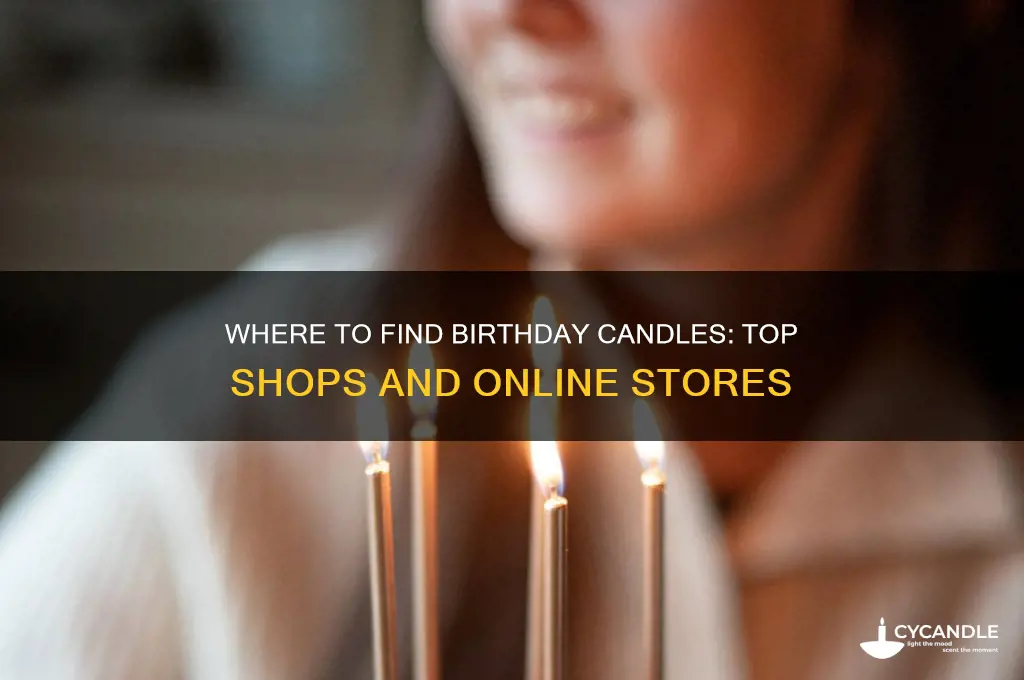 where can i get birthday candles