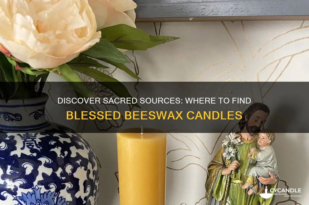 where can i get blessed beeswax candles