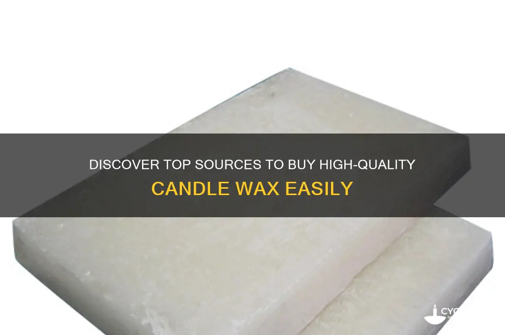where can i get candle wax