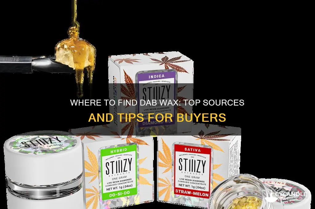 where can i get dab wax