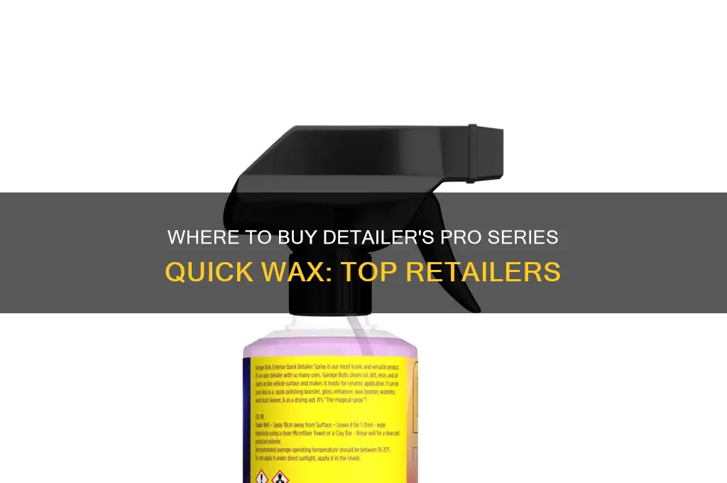 where can i get detailer