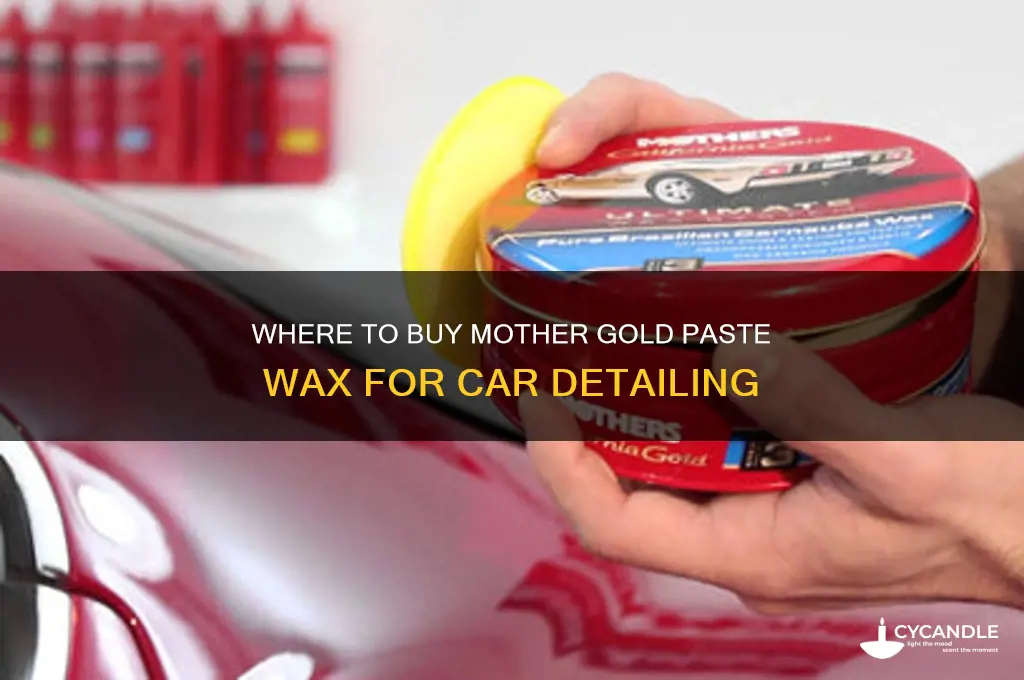 where can i get mother gold paste wax for cars