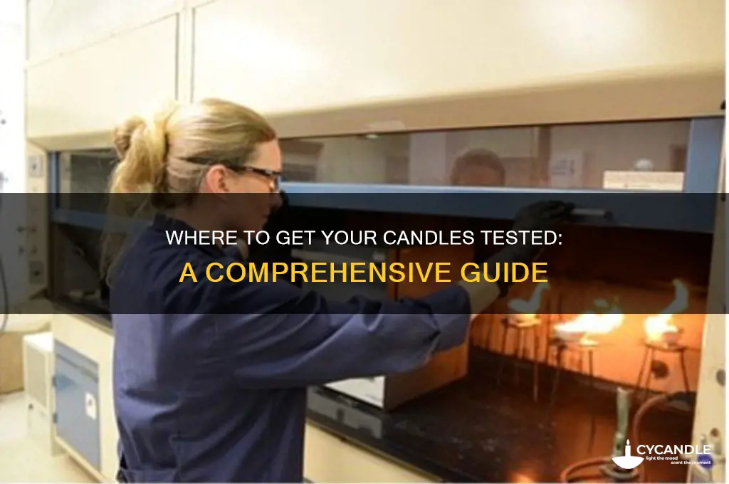 where can i get my candles tested