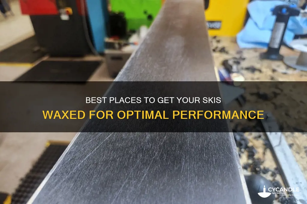 where can i get my skiis waxed
