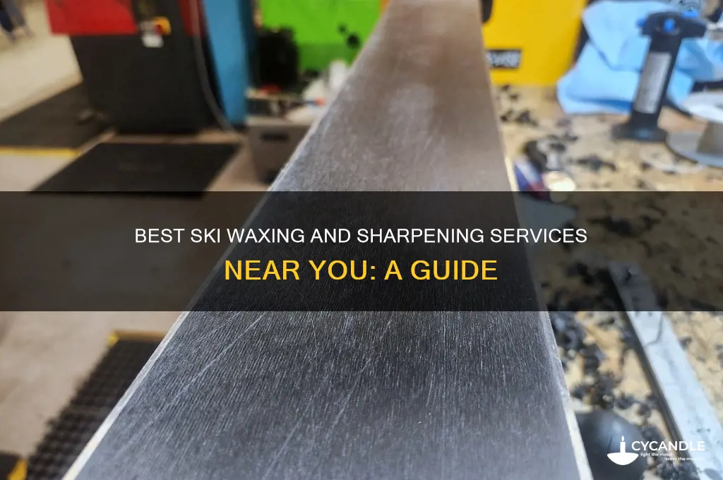 where can i get my skis waxed and sharpened