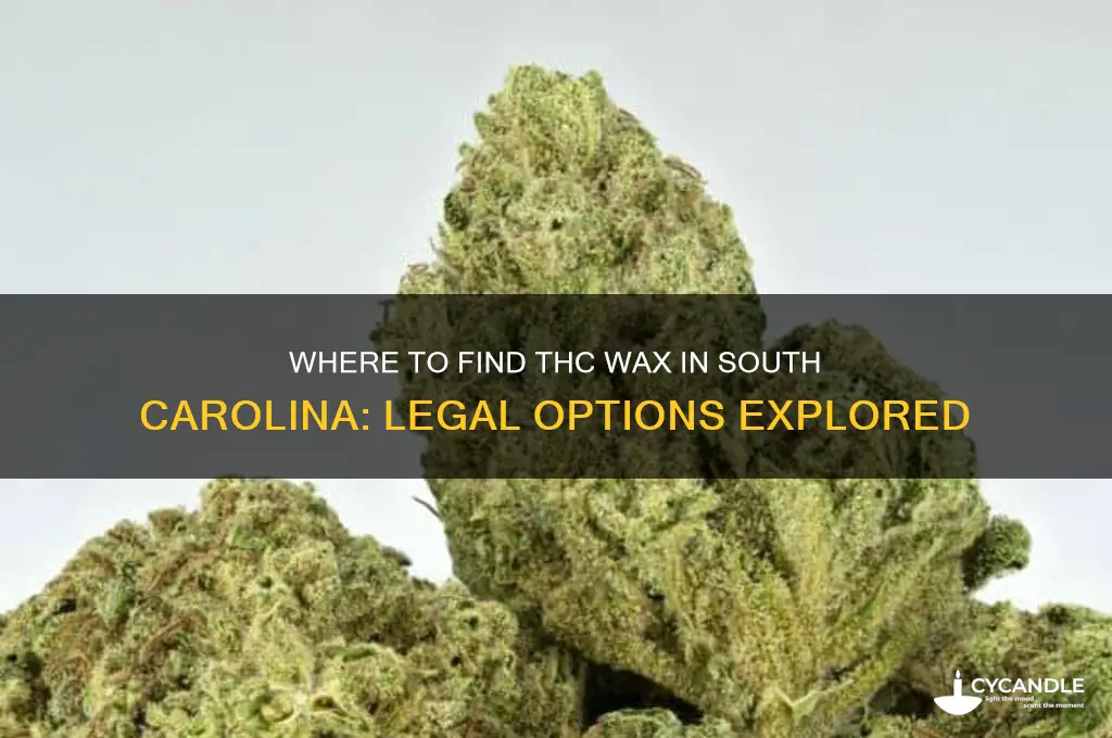 where can i get thc wax in south carolina
