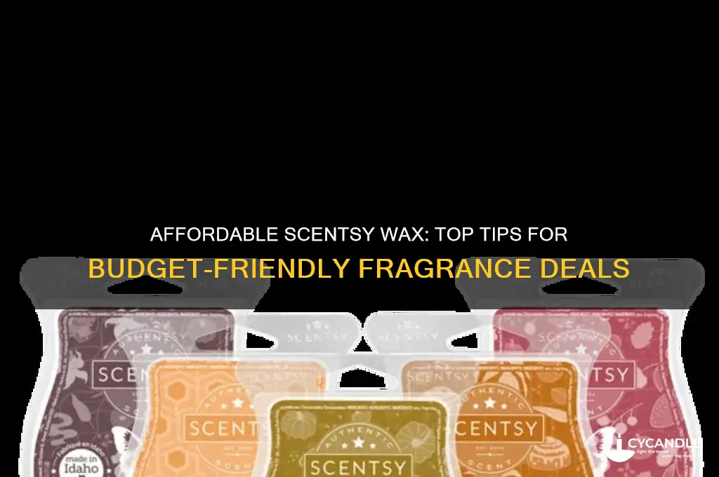 where can i get the scentsy wax for cheap