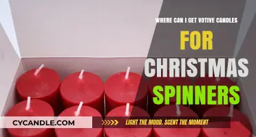 Where to Find Votive Candles for Christmas Spinners This Season