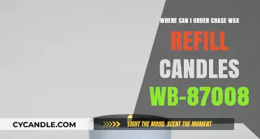 Chase Wax Refill Candles WB-87008P: Top Online Ordering Options