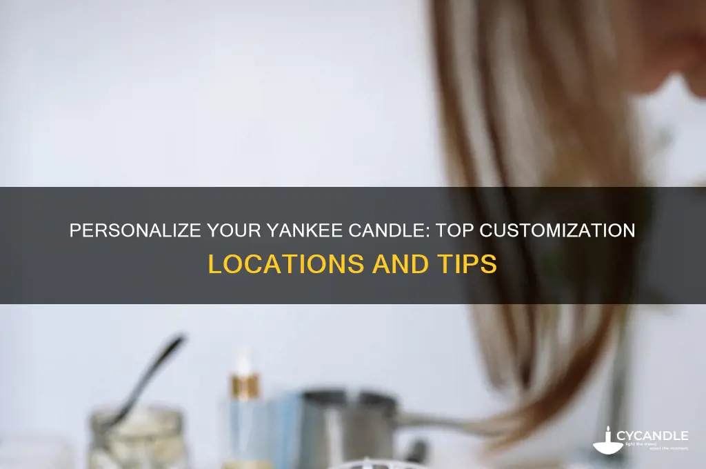 where can i personalize a yankee candle