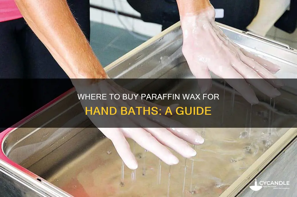 where can i pick-up pariffin wax for hand bath