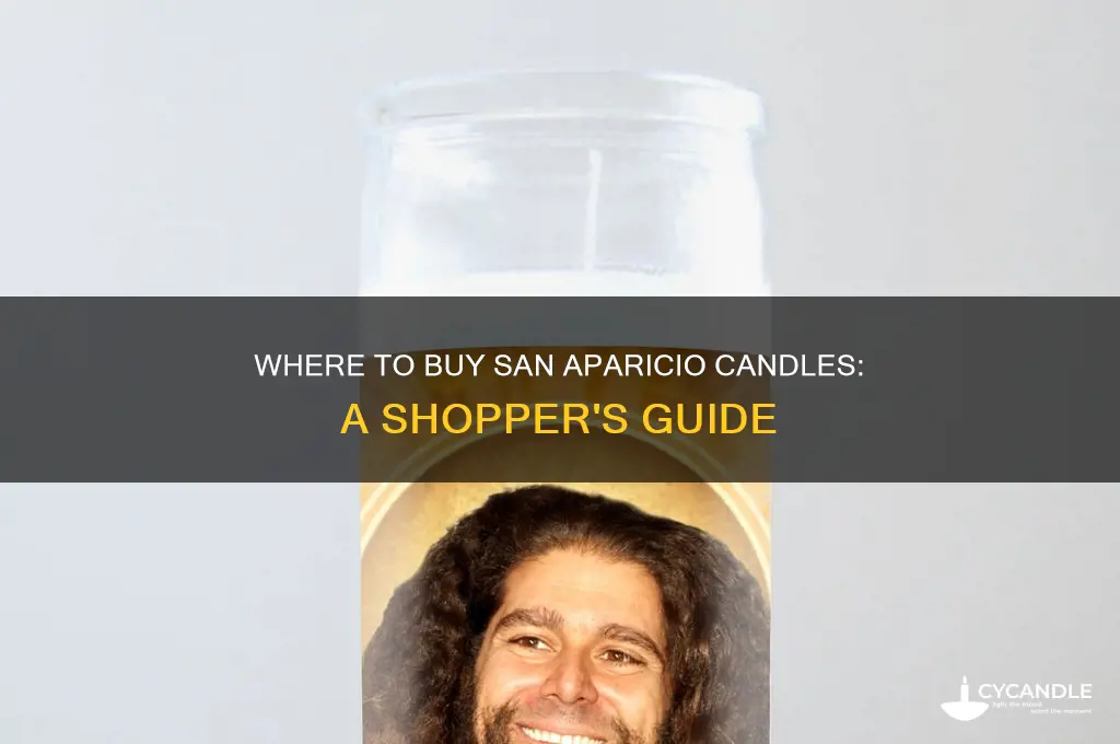 where can i purchase a san aparicio candle