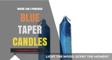 Where to Buy Blue Taper Candles: Top Retailers and Online Stores