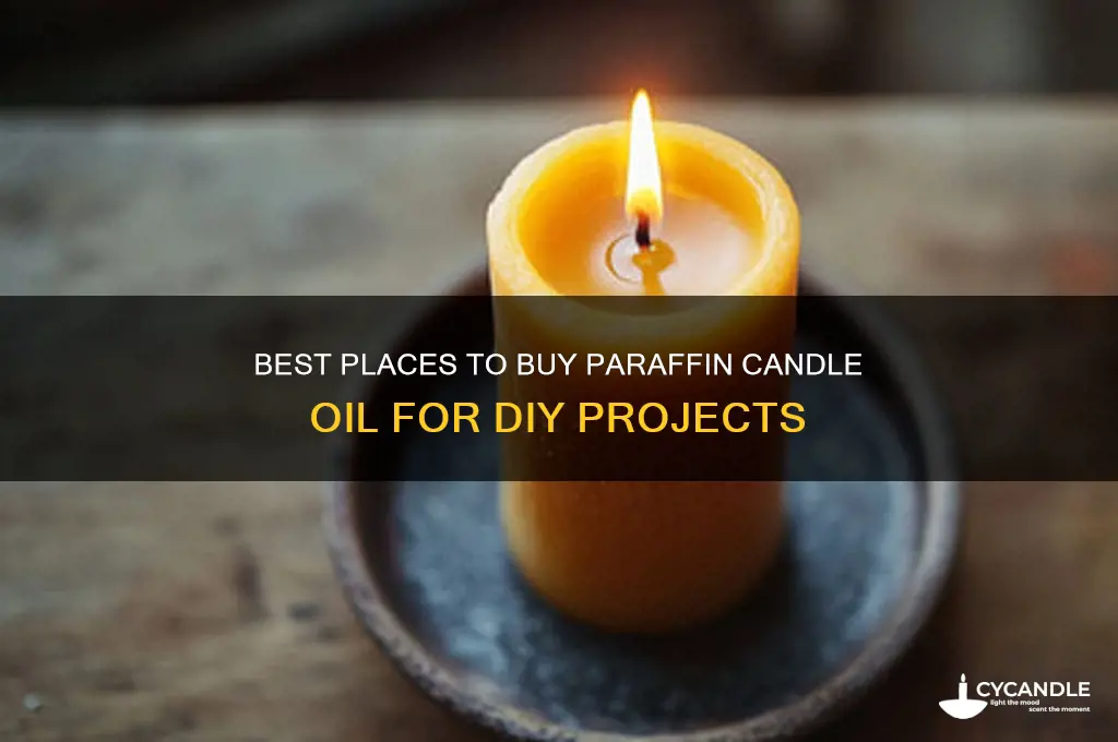 where can i purchase paraffin candle oil