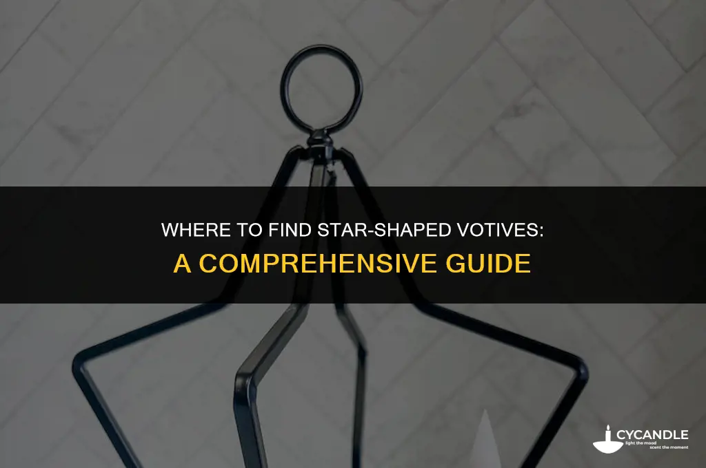 where can i purchase star shaped votives