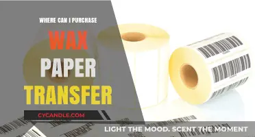 Where to Buy Wax Paper Transfer: Top Retailers and Online Stores