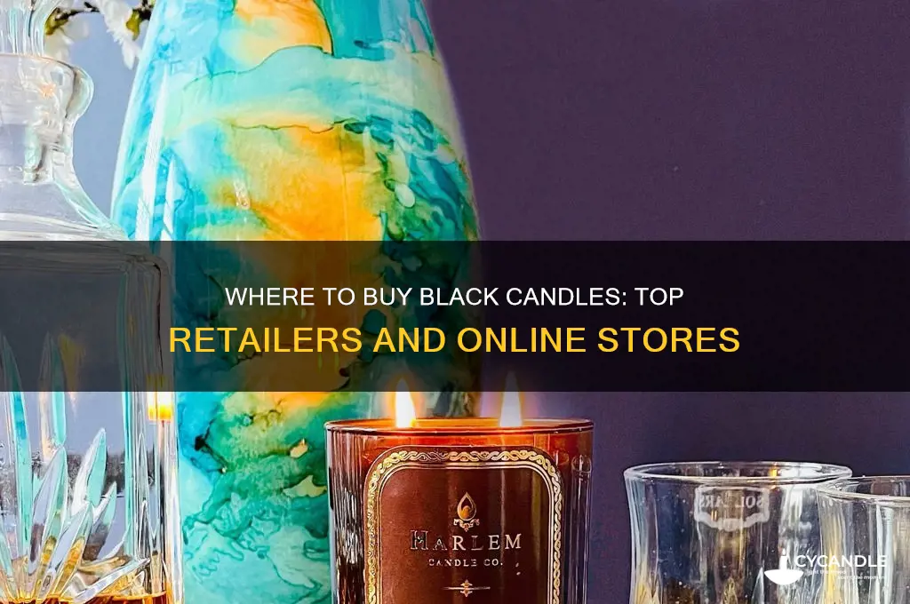 where can you buy black candles