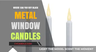 Where to Find Black Metal Window Candles for Your Home