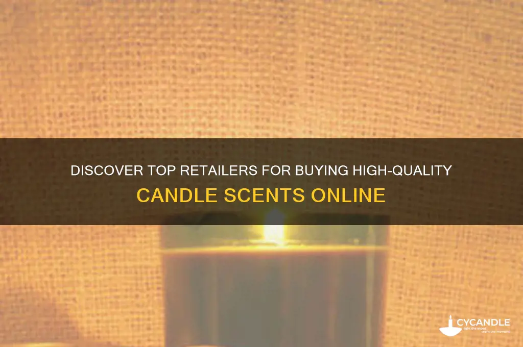 where can you buy candle scents