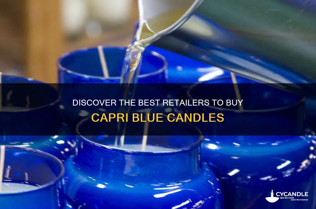 where can you buy capri blue candles