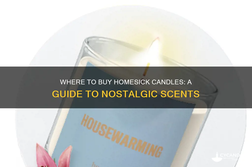 where can you buy homesick candles