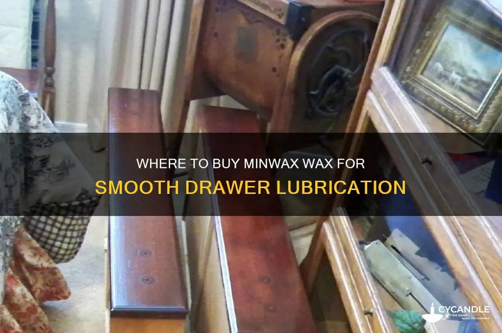 where can you buy minwax wax for lubricating drawers