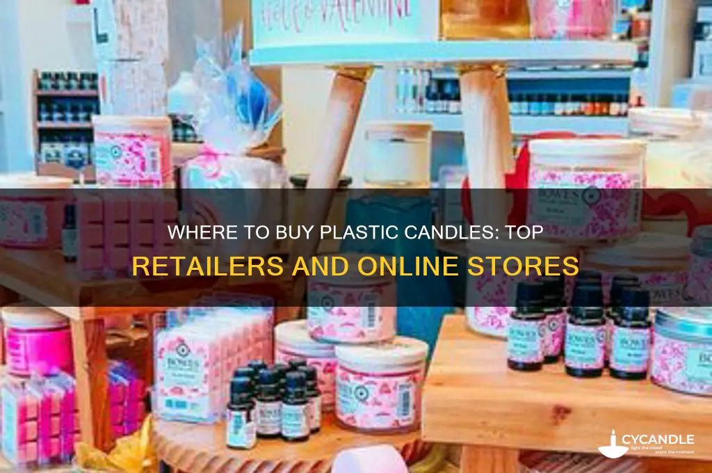 where can you buy plastic candles