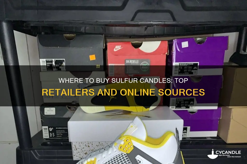 where can you buy sulfur candle
