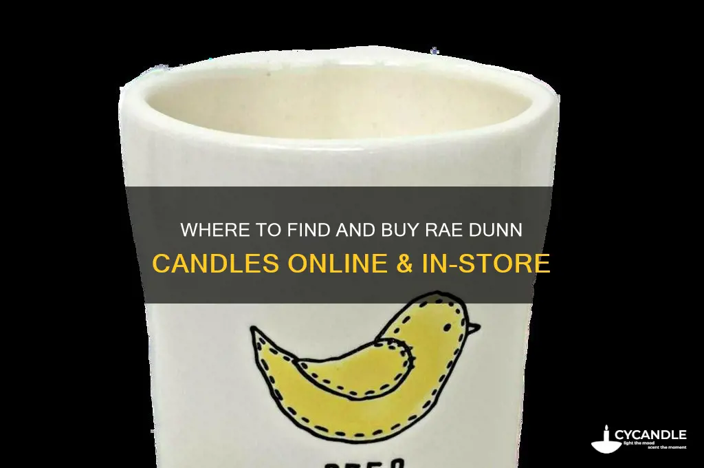where can you buy the rae dunn candles