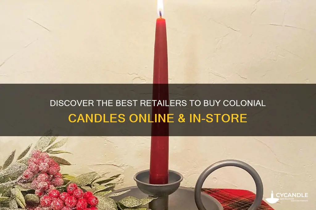 where can you purchase colonial candles