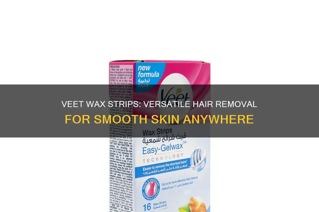 where can you use veet wax strips