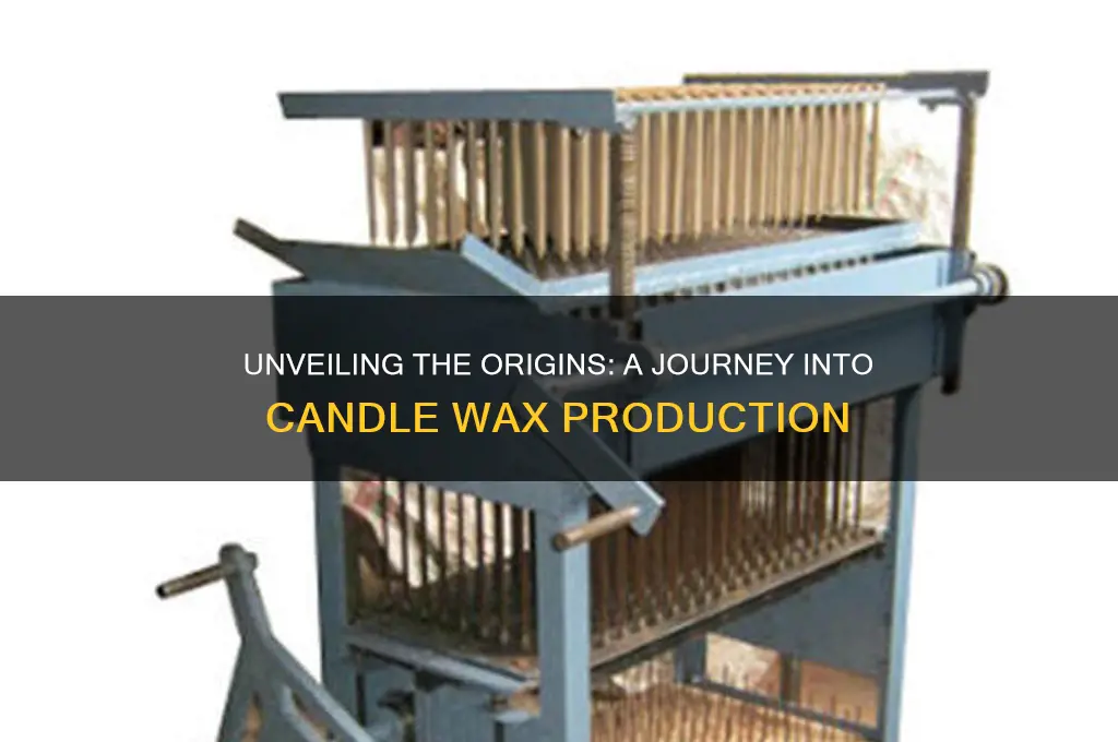 where candle wax comes from