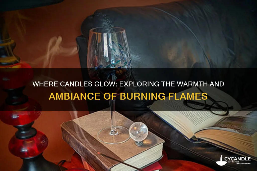 where candles are burning
