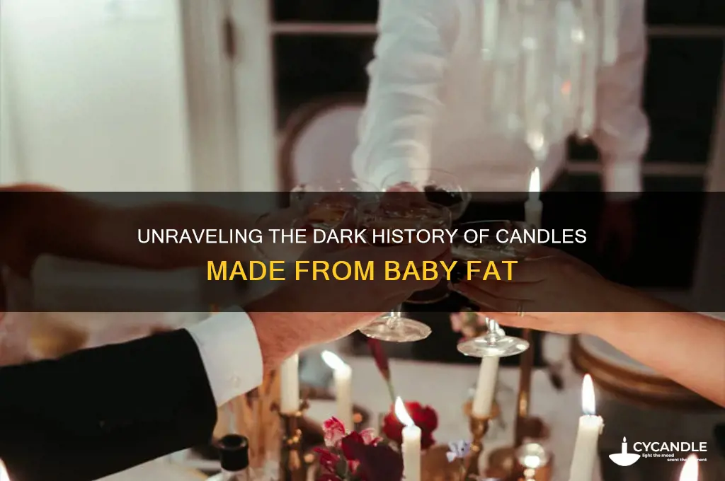 where candles made of baby fat
