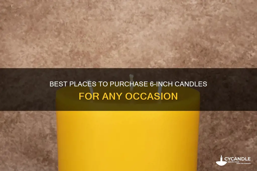 where cani buy 6 inch candles