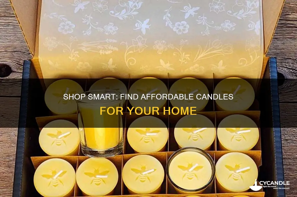 where cheap candles