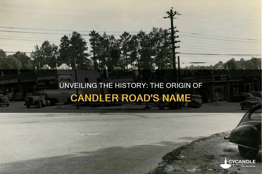 where did candler road get its name