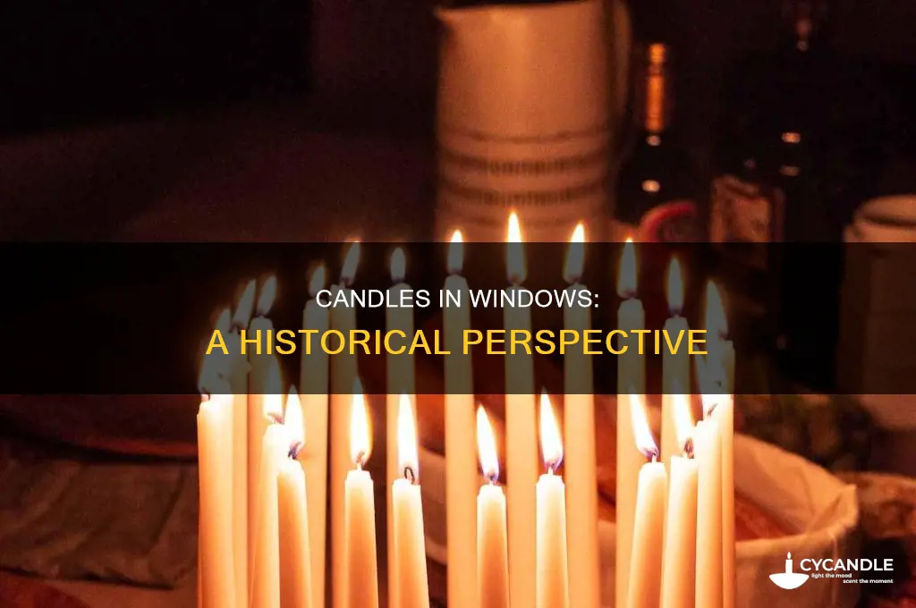 where did candles in the windows come from