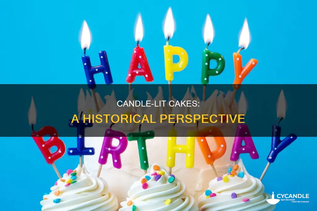 where did candles on a cake originated