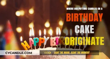 The Ancient Tradition of Birthday Cake Candles: A Historical Origin